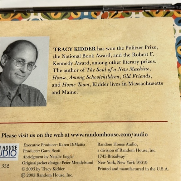 Audiobook Mountains Beyond Mountains by Tracy Kidder winner of Pulitzer Prize - Picture 8 of 8